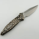 Marfione Select Microtech Socom Ram-Lok Titanium Slab Side Handles w/ Bronze Accents & Spear Point Stonewash M390MK 160RLS-10SMS2 (In House Modified)