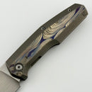 Custom Knife Factory FIF18 Tumbled Titanium Handles & M398 (In House Modified)