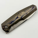 Custom Knife Factory FIF18 Tumbled Titanium Handles & M398 (In House Modified)