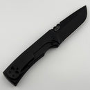 Chaves Knives Redencion 229 Kickstop PVD & Brown Micarta Inlays w/ M390 PVD Two Tone Drop Point