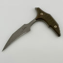 Microtech & Bastinelli Bee Marfione Select Apocalyptic Full Serrated w/ Antique Bronze Handles & Bronze Hardware 218-12APMS2