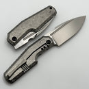 Custom Knife Factory GTK Elementak w/ Crystal Titanium Handles & M398