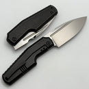 Custom Knife Factory GTK Elementak w/ Blackwash Titanium Handles & M398