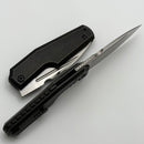 Custom Knife Factory GTK Elementak w/ Blackwash Titanium Handles & M398