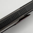 Pre-Owned Custom Knife Factory Sukhoi-4 Titanium & Milled Carbon Fiber w/ ZircuTi Pivot Collars/Clip & M398