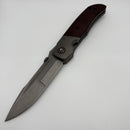 Blem Custom Knife Factory Eagle Rock w/ Red Carbon Fiber