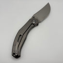 Pre-Owned Custom Knife Factory Blava Milled Titanium & CKF Wash M398