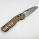 Pre Owned Microtech Knives MSI RAM LOK Tan Smooth G-10 & Stonewash M390MK 210-10GTTA