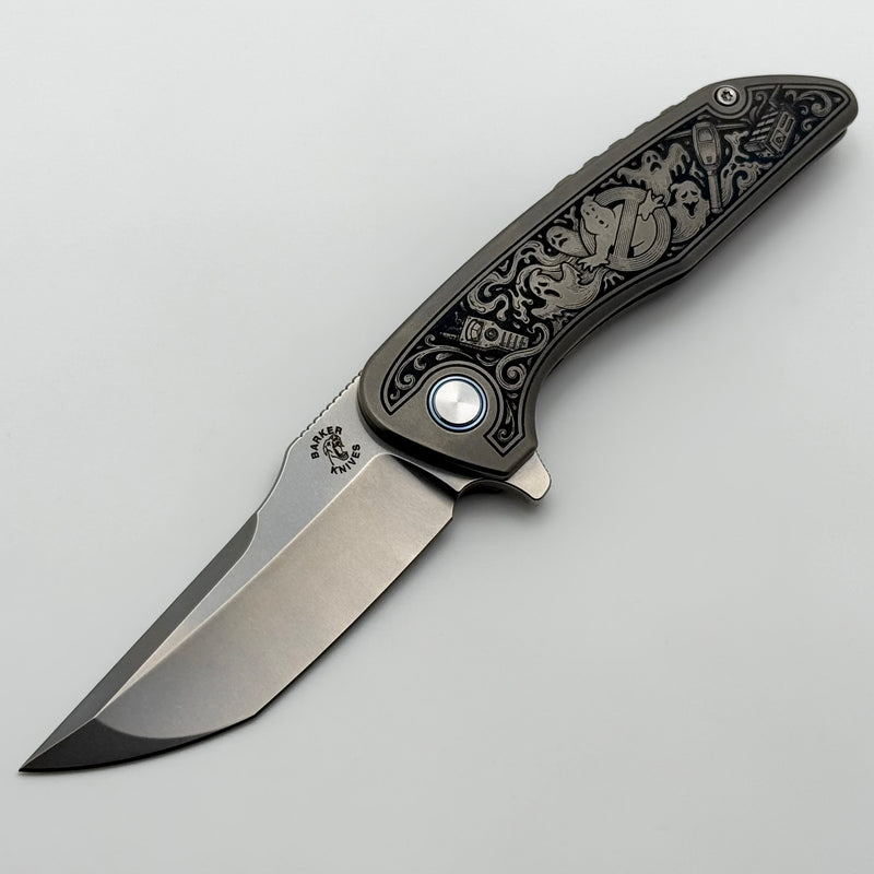 Mechforce & Barker Knives Collab Hokkaido w/ Titanium Handles & Stonew