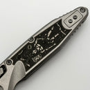 Marfione Select Microtech Socom Ram-Lok Titanium Slab Side Handles w/ Bronze Accents & Spear Point Stonewash M390MK 160RLS-10SMS2 (In House Modified)