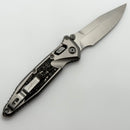 Marfione Select Microtech Socom Ram-Lok Titanium Slab Side Handles w/ Bronze Accents & Spear Point Stonewash M390MK 160RLS-10SMS2 (In House Modified)