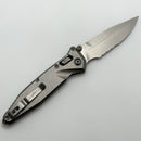 Marfione Select Microtech Socom Ram-Lok Titanium Slab Side Handles w/ Bronze Accents & Spear Point Stonewash M390MK 160RLS-11SMS2 (In House Modified)