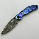 North Mountain Blade BBNM ZircuTi Handles w/ Vegas Forge Damascus Bowie