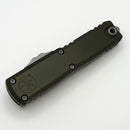 Microtech UTX-85 Gen IV w/ OD Green Handle & Full Serrated Apocalyptic D/E M390MK 12324-12APOD