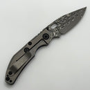 North Mountain Blade BBNM ZircuTi Handles w/ Vegas Forge Damascus Bowie