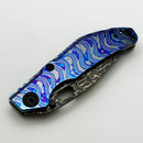 North Mountain Blade BBNM ZircuTi Handles w/ Vegas Forge Damascus Bowie