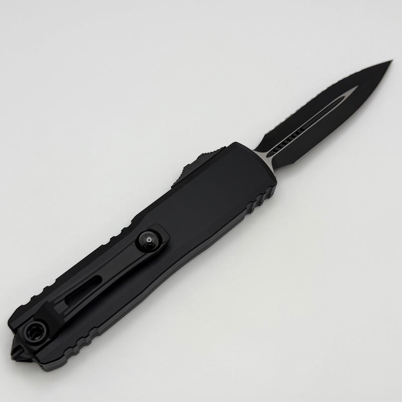 Microtech UTX-85 Gen IV Black Tactical Full Serrated D/E M390MK 12324-3T