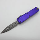Microtech UTX-85 Gen IV w/ Purple Handle & Apocalyptic D/E M390MK 12324-10APPU
