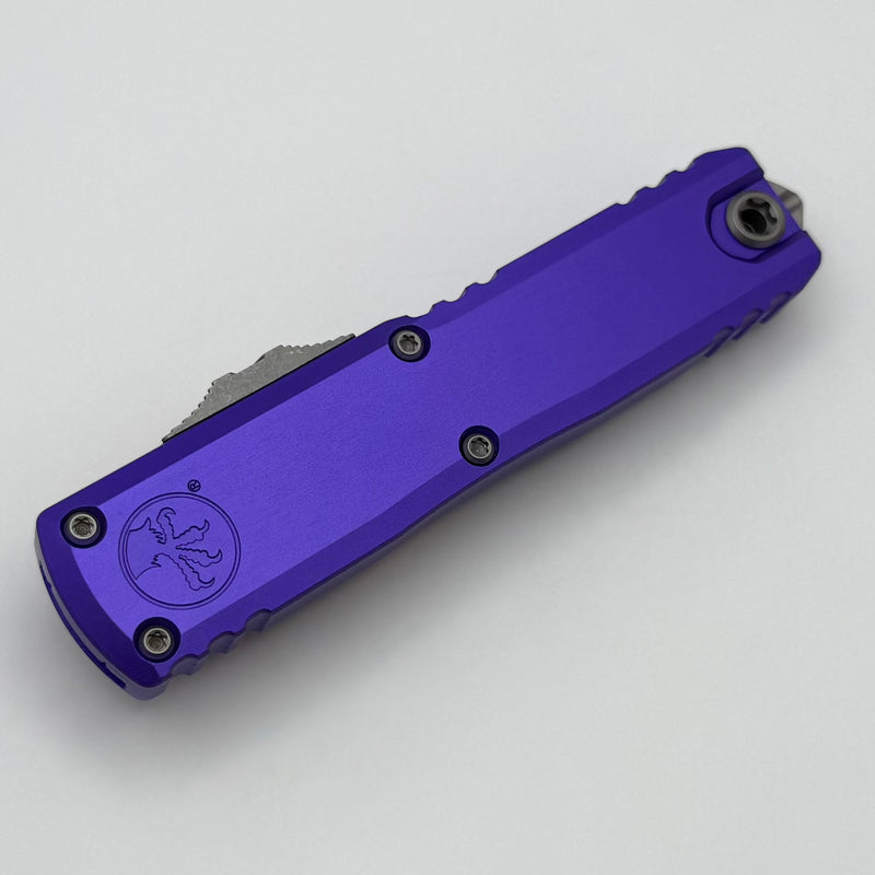 Microtech UTX-85 Gen IV w/ Purple Handle & Apocalyptic D/E M390MK 12324-10APPU
