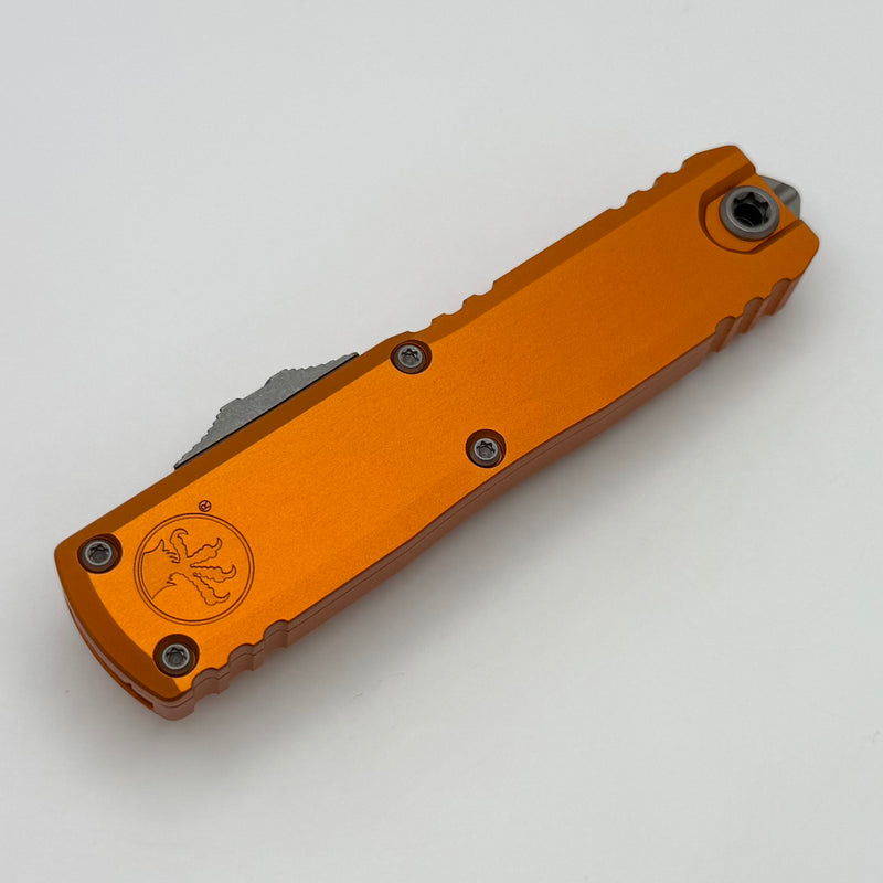 Microtech UTX-85 Gen IV w/ Orange Handle & Apocalyptic D/E M390MK 12324-10APOR