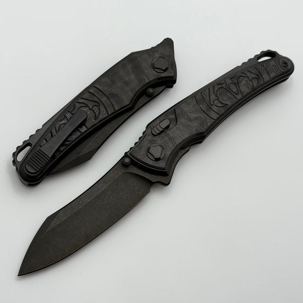 Hawk Designs Talon w/ Black Dunes Fat Carbon Overlay DLC Handles & DLC