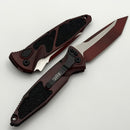 Microtech Socom Elite Auto Weathered Crimson Red w/ T/E Apocalyptic 161A-1WCM