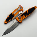 Microtech Socom Elite Auto Orange Handles w/ S/E Stonewash 160A-10OR