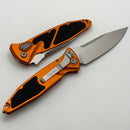 Microtech Socom Elite Auto Orange Handles w/ S/E Stonewash 160A-10OR
