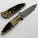 Microtech Socom Elite Auto Tan Handles w/ T/E Apocalyptic 161A-10APTA