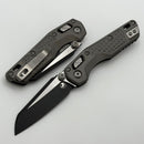 Microtech MSI RAM LOK Mini Natural Clear Frag Aluminum Handles w/ Black M390MK 210M-1FRNC