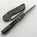 Microtech MSI RAM LOK Mini Natrual Clear Frag Aluminum Handles w/ Apocalyptic M390MK 210M-10APFRNC