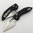 Microtech Knives Manual M-Stitch RAM LOK Black Smooth Aluminum Handles & Stonewash M390MK 169MRL-10