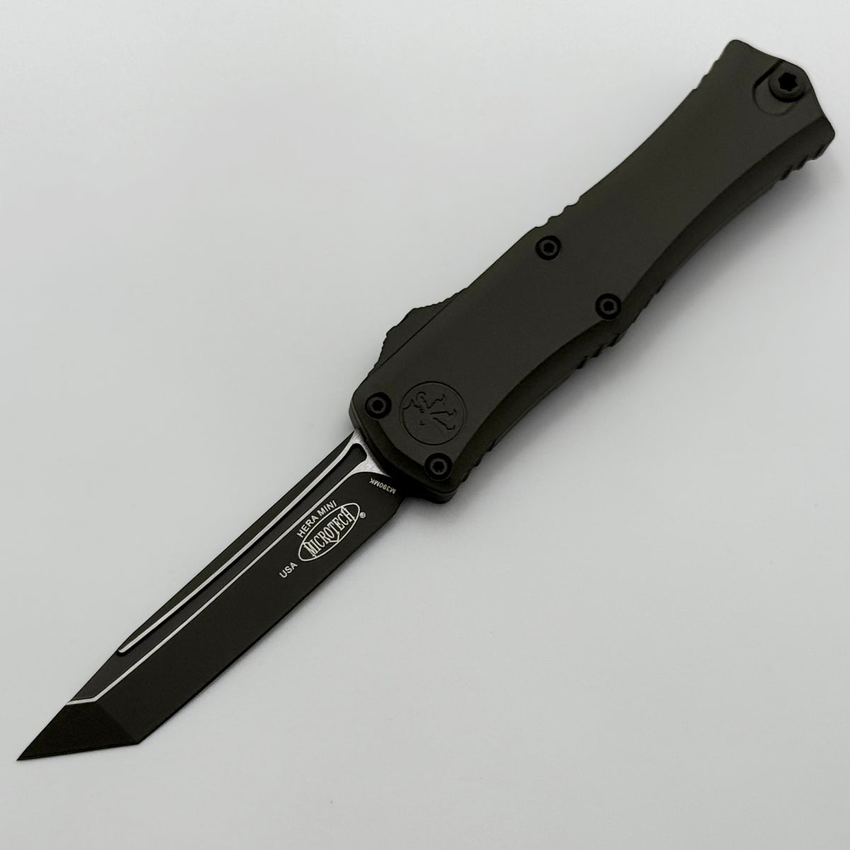 Microtech Knives Mini Hera T/E M390MK Cerakote Moss Green 1704M-1CMG