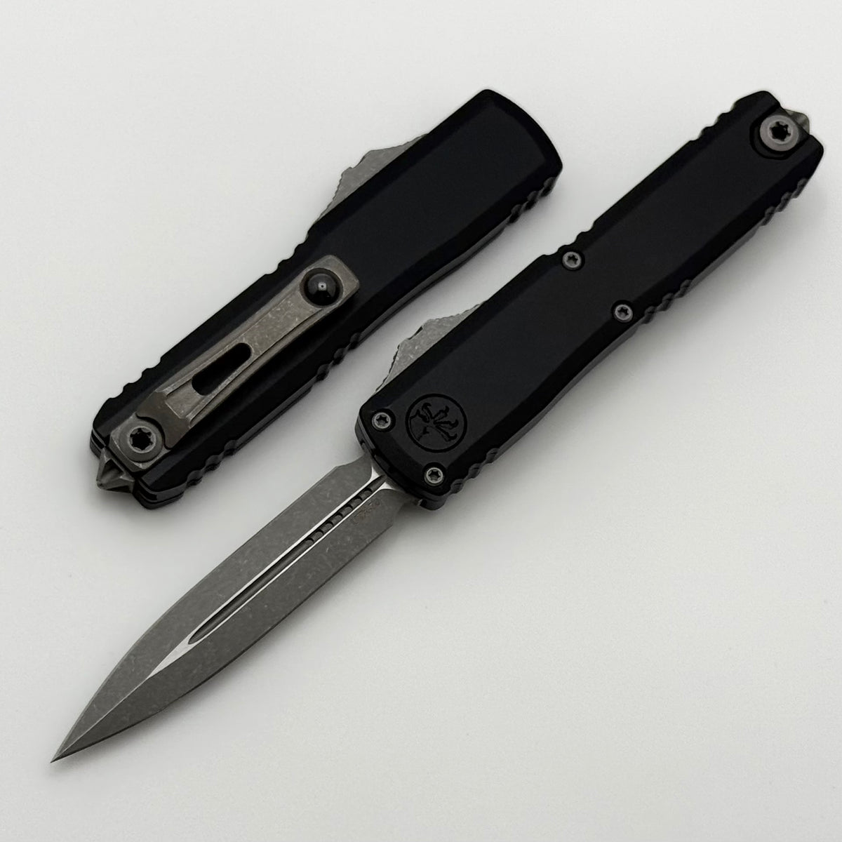 ユハク Microtech UTX-70 Gen IV w/ Black Handle & D/E Apocalyptic M390MK 11474