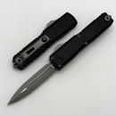 Microtech UTX-70 Gen IV w/ Black Handle & D/E Apocalyptic M390MK 11474-10AP