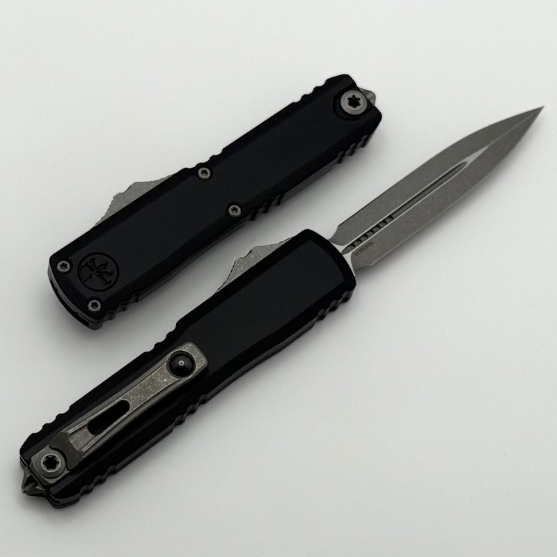 Microtech UTX-70 Gen IV w/ Black Handle & D/E Apocalyptic M390MK 11474