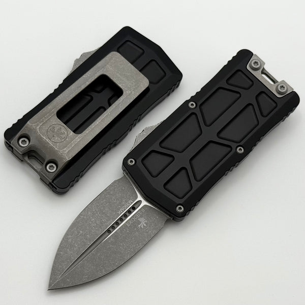 Microtech Exocet II w/ Black Aluminum Handle & Apocalyptic M390MK D/E