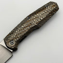 Custom Knife Factory FIF18 Tumbled Titanium Handles & M398 (In House Modified)
