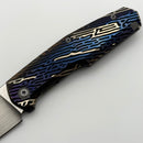 Custom Knife Factory FIF18 Tumbled Titanium Handles & M398 (In House Modified)