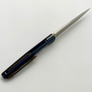 Custom Knife Factory FIF18 Tumbled Titanium Handles & M398 (In House Modified)