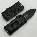 Microtech Exocet II w/ Black Aluminum Handle & Black Tactical M390MK D/E 1157-1T