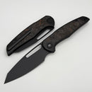 Mallery Designs Phoros V2 w/ PVD Orange Carbon Fiber Inlaid Titanium Handles & PVD S90V
