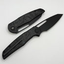 Mallery Designs Phoros V2 w/ PVD Blue Carbon Fiber Inlaid Titanium Handles & PVD S90V