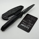 Mallery Designs Phoros V2 w/ PVD Blue Carbon Fiber Inlaid Titanium Handles & PVD S90V