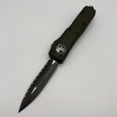 Pre-Owned Microtech UTX-85 Double Edge Full Serrated Cerakote OD Green Standard 232-3COD
