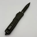 Pre-Owned Microtech UTX-85 Double Edge Full Serrated Cerakote OD Green Standard 232-3COD