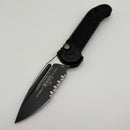 Pre-Owned Microtech Knives LUDT Gen III Black Tactical Partial Serrated S/E 1135-2T