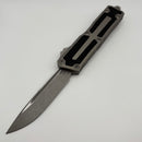 Pre-Owned Microtech Scarab 2 Gen 3 S/E Natural Clear Apocalyptic Standard w/ Spine Fluted Blade 1278-10APNC