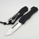 Heretic Hydra V4 w/ Black Aluminum Handle & Stonewash Tanto H406-2A