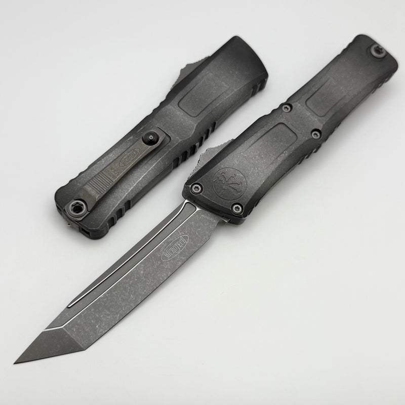 Microtech Knives Combat Troodon Gen III Apocalyptic Weathered Metal Tanto 1144-10APWME